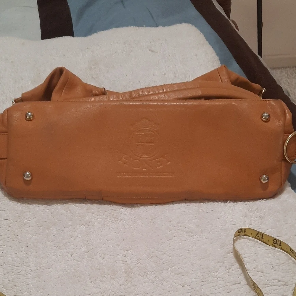 Honey By The Bumble Leather Satchel - Picture 7 of 12